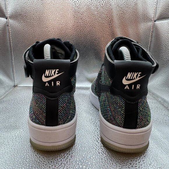 Size 6Y Nike AF1 Ultra Flyknit Mid (GS) ids Multicolor Athletic Shoes 862824-600 - Picture 7 of 10